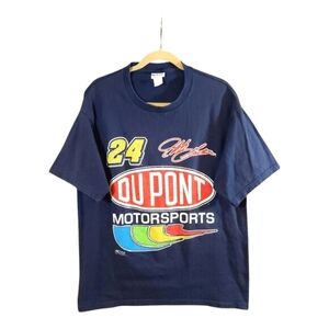 Vintage Chase Authentics 2001 Dupont Motorsports Jeff Gordon NASCAR Tee Adult L